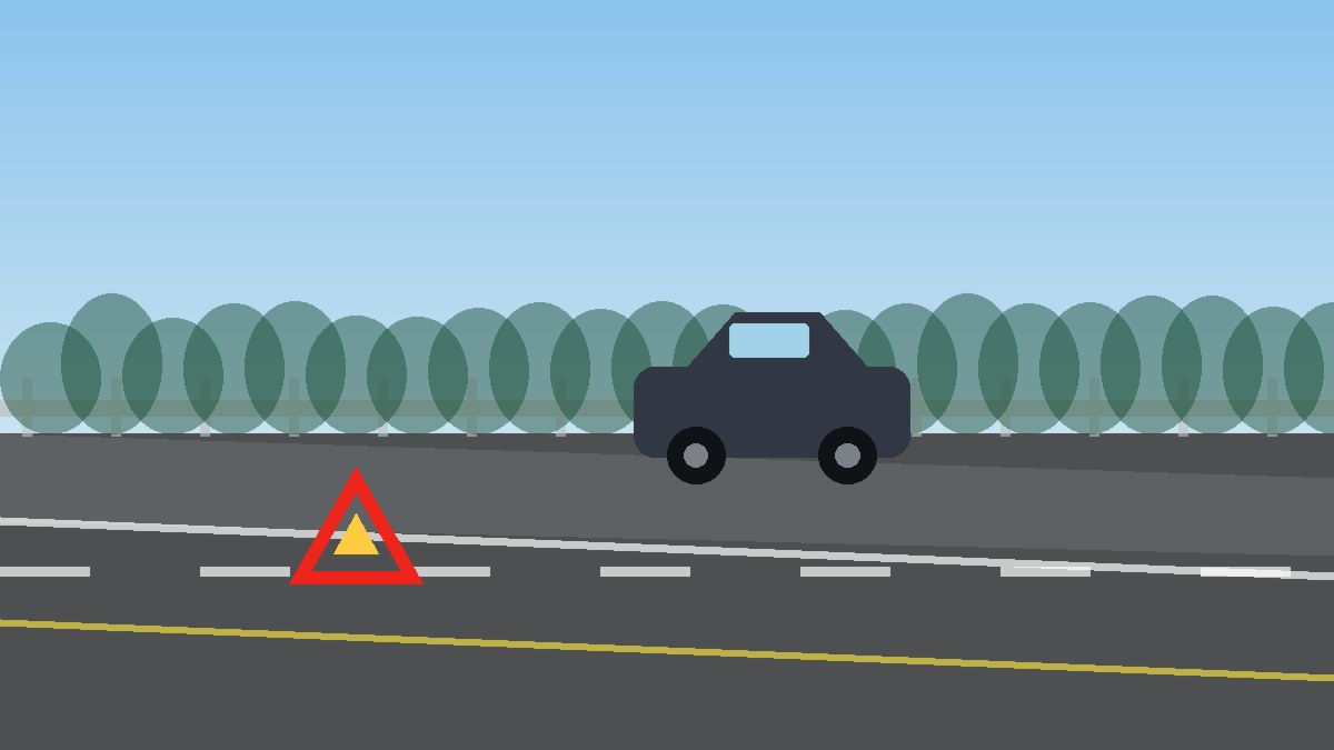 奉节道路故障安全等待现场图